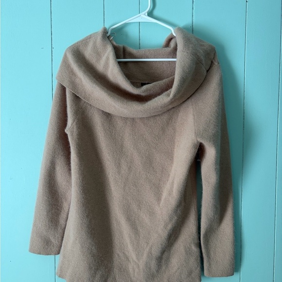 Alex Marie Sweaters - Alex Marie Nylon Rabbit Hair Cowl Neck Sweater 3/4 Sleeve Sz XL Lightweight B01